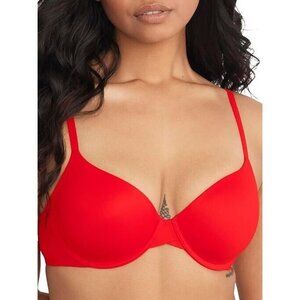 Calvin Klein Womens Size 32B Red Perfectly Fit Modern T-Shirt Underwire Bra NEW